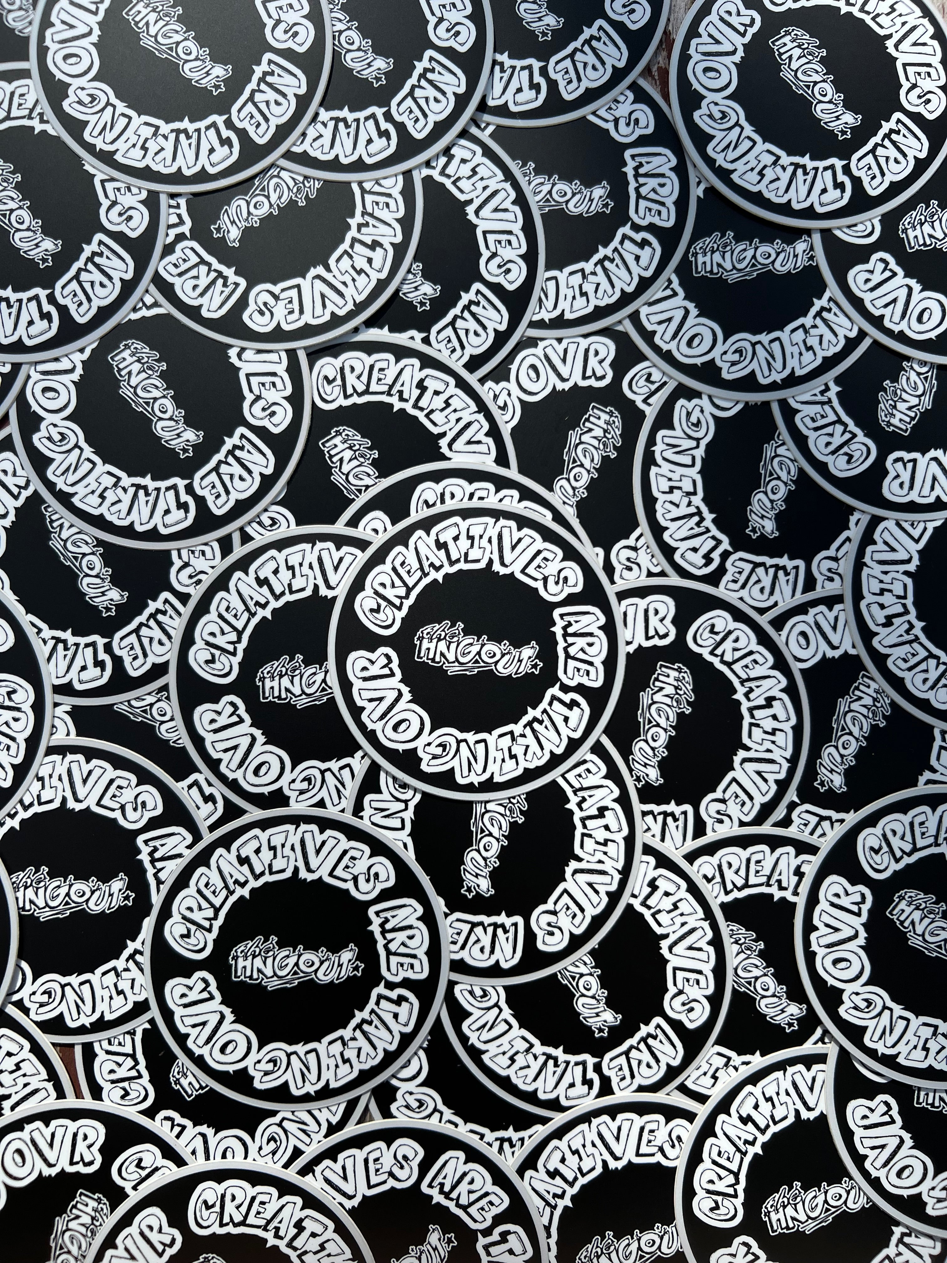 creatives are taking ovr sticker (white)