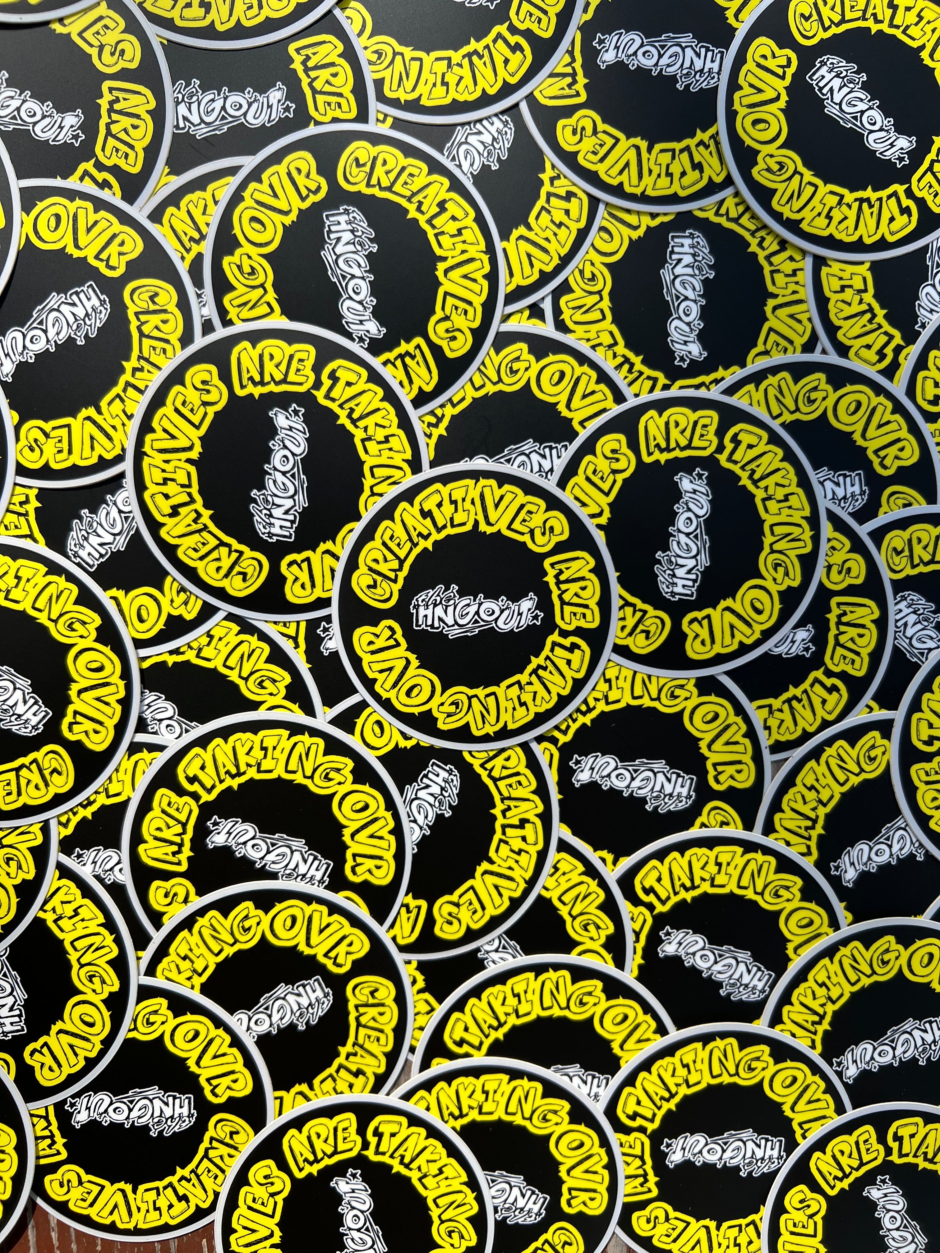 creatives are taking ovr sticker (yellow)